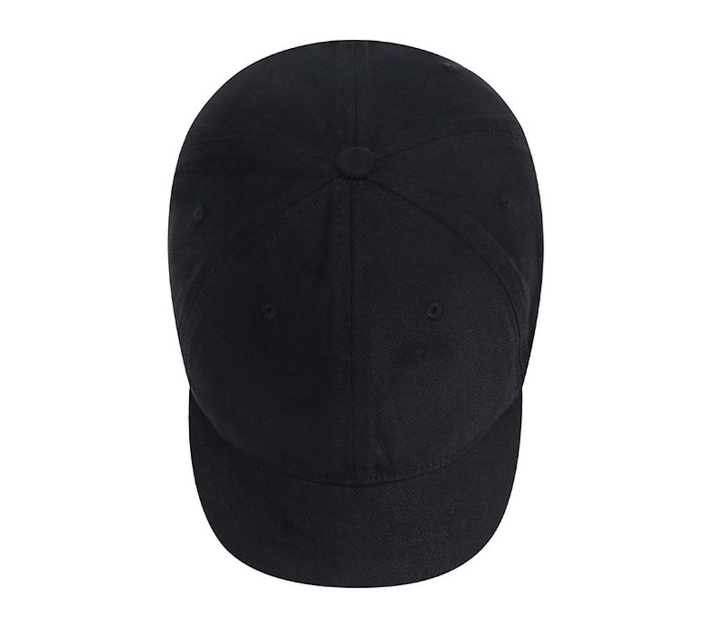 Haberly Plus Size Short Brim Cap Solid Color Simple Casual Soft Hat Free Black [58cm-63cm] Men's (JP, Alphabet, Size, (58cm-63cm))