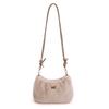 Plush bag women's 2025 autumn and winter niche plush shoulder bag popular fashion commuter messenger small square bag