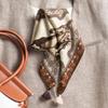 Retro literary and artistic lace cotton and linen small square scarf silk scarf women's spring, autumn and winter small scarf spring and autumn velvet