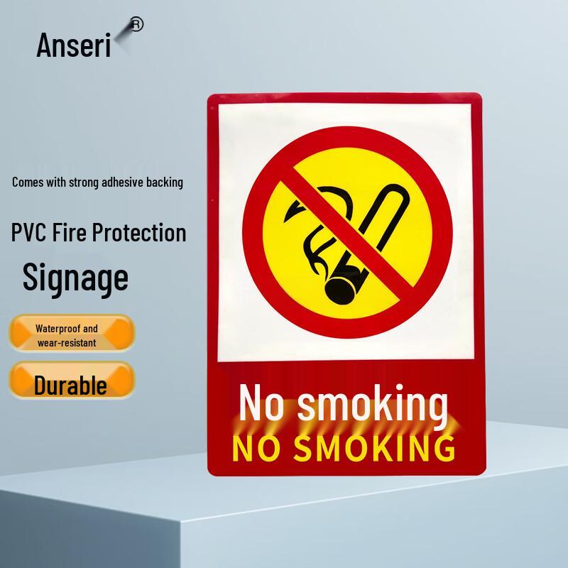 PVC No Smoking Warning Sign
