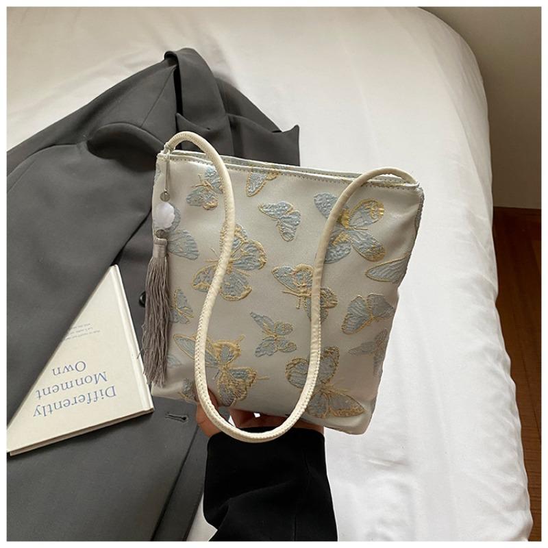 Summer new fashion national tide temperament simple casual shoulder bag women's large-capacity commuter tote bag