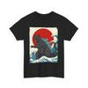 Lustiges Catzilla T-Shirt – Katze trifft Godzilla Grafik-T-Shirt für Männer & Frauen