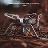 Windproof Outdoor Split Camping Gas Stove Kit