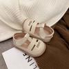 Baby small leather shoes hollow soft sole summer sandals girls T-shoes - years old soft sole comfortable baby shoes