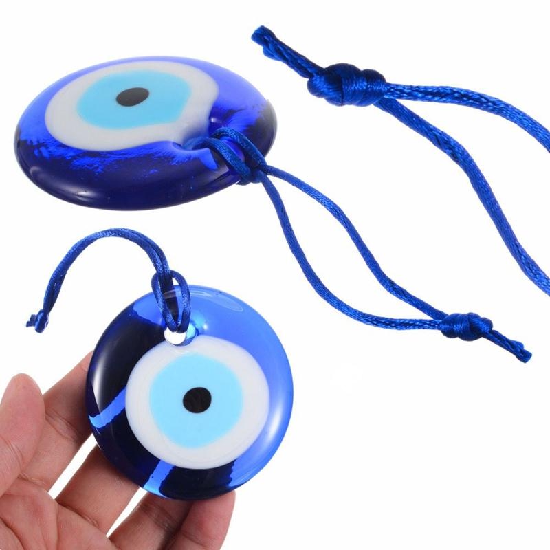 Glücksbringer Türkisch Griechisch Böser Blauer Blick Anhänger Blaues Lampengeblasenes Glas Auto Haus Amulett Anhänger Auge Schmuck Zubehör