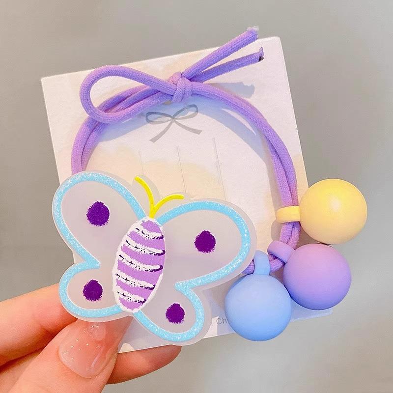 Dziecięce gumki do włosów o wysokiej elastyczności - urocze, przyjazne dla włosów akcesoria dla małych dziewczynek