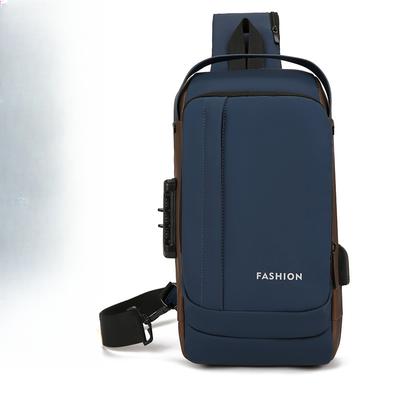 Sac de poitrine Homme Affaires Monépaule Bandoulière Sac à dos Homme Antivol Sac bandoulière Sac de sport Sac de moto