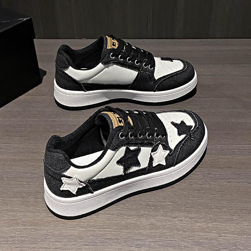 

Трендовые повседневные кеды на платформе, новые женские низкие кеды на толстой подошве, увеличивающие рост, дышащие парусиновые туфли, модная женская обувь 41 чёрный