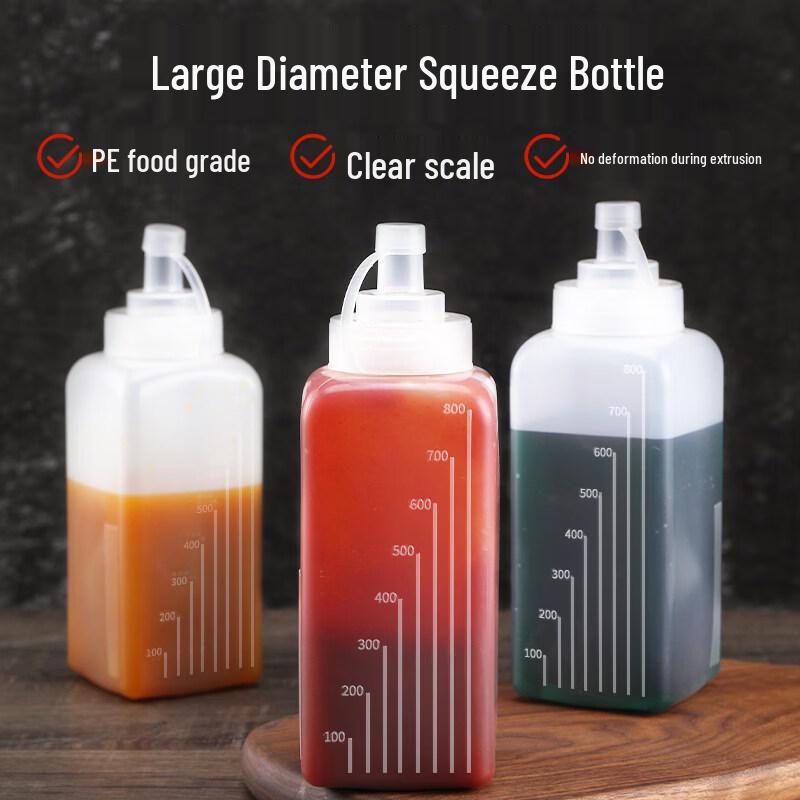 ZISIZ Plastic Squeeze Sauce Bottle