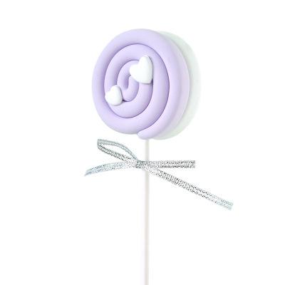 Simulation Lollipop Cute Cotton Candy Model Sweet Shop Window Display Props Children's Photography Wedding Christmas Ornaments