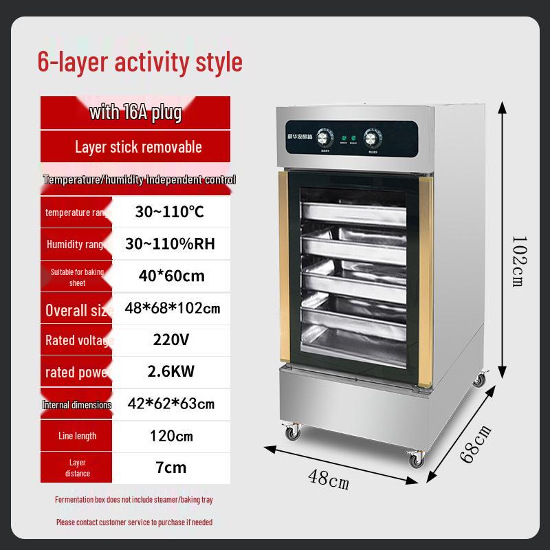 Fully Automatic Stainless Steel Bread and Rice Wine Fermentation Box with Large Capacity and Constant Temperature Control