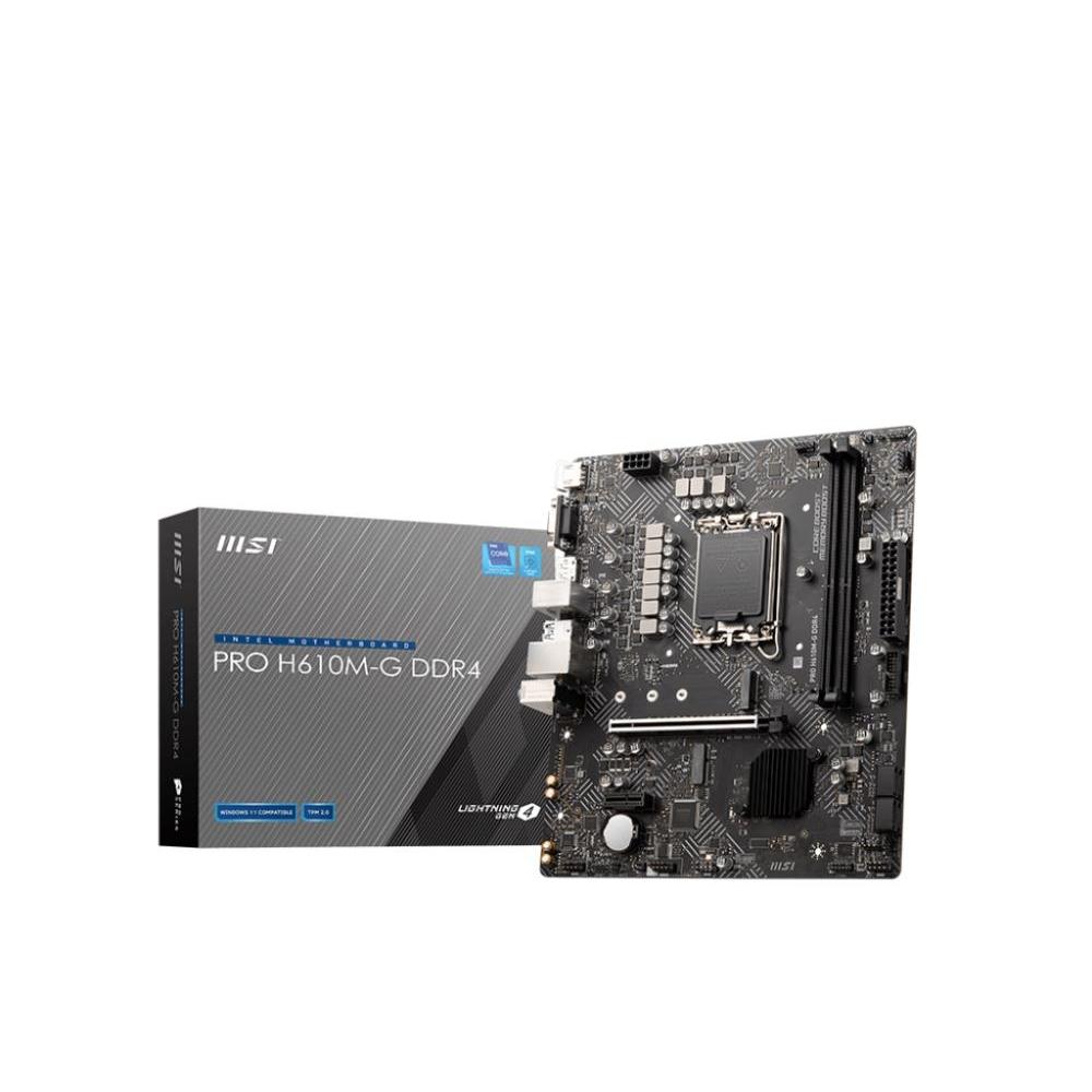 

Материнская плата Microstar Pro H610m-g Ddr4