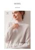 Women's Korean Style Cashmere Sweater - Half-high Collar, Solid Color, Short Raglan Sleeves, Perfect for Autumn and Winter.