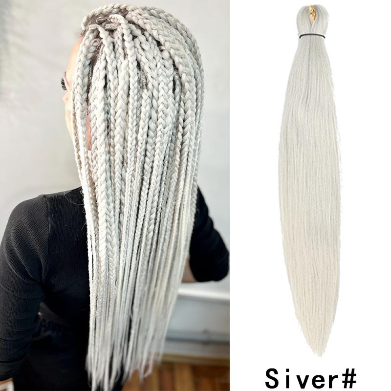 Fluffy EZ Large Three-Color Silk Braid Wig - Low-Temperature, Flame Retardant Styling