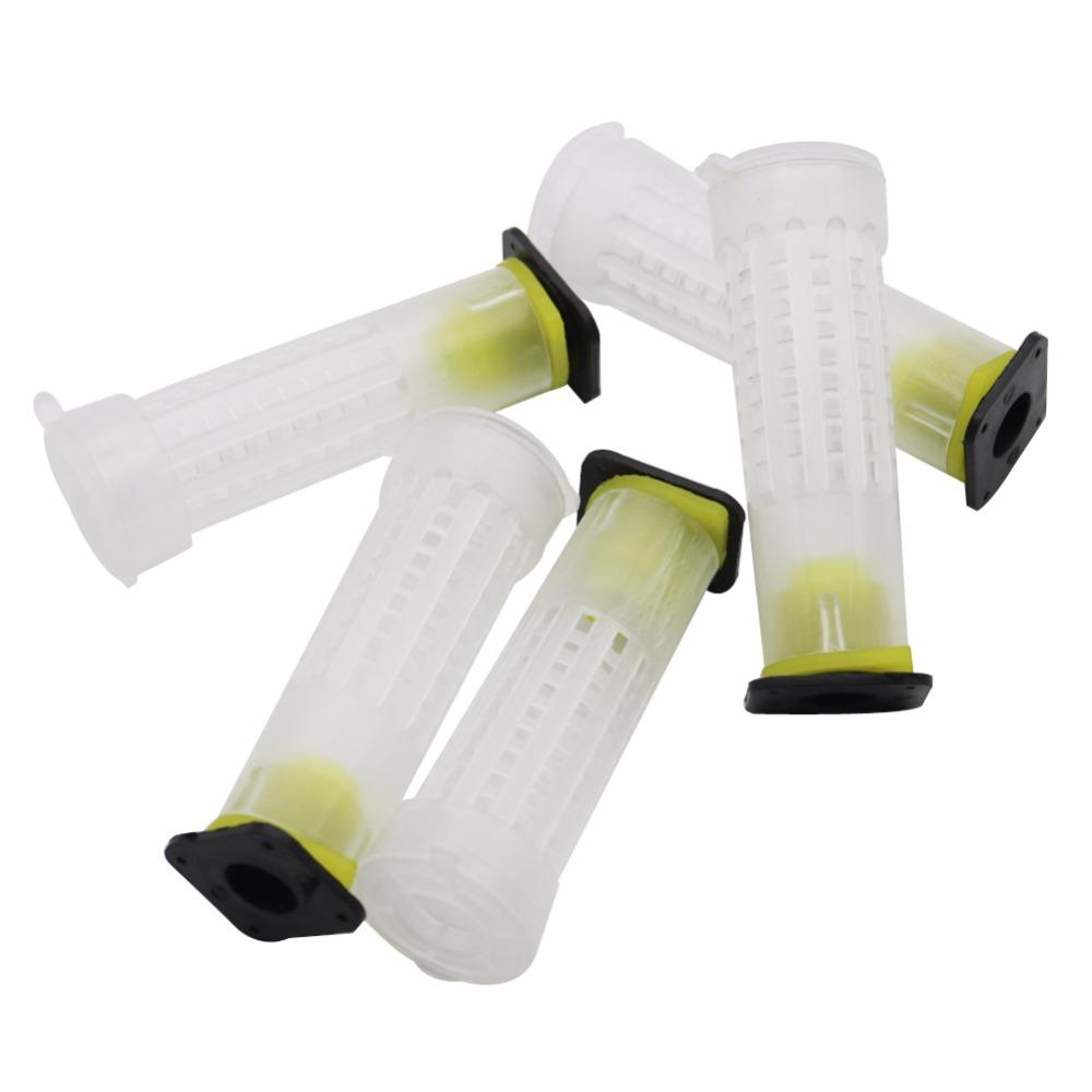 Household Plastic Bee Biting Cage Beekeeping Tools Beekeeping Queen Cages Bee Cell Protective Cover