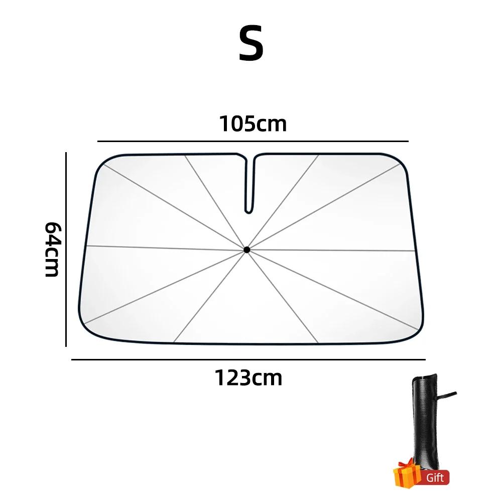 Car Sunshade Windshield Umbrella with 360°Rotation Foldable Handle Front Window Sun shade UV Protection Summer Car Accessories