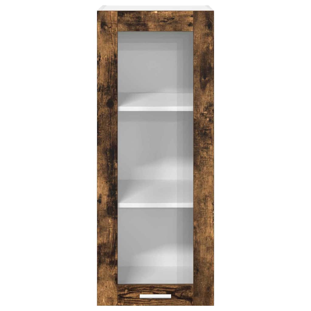 Hanging Cabinet Smoked Oak 40 x 31 x 100 cm Wood Based Panel