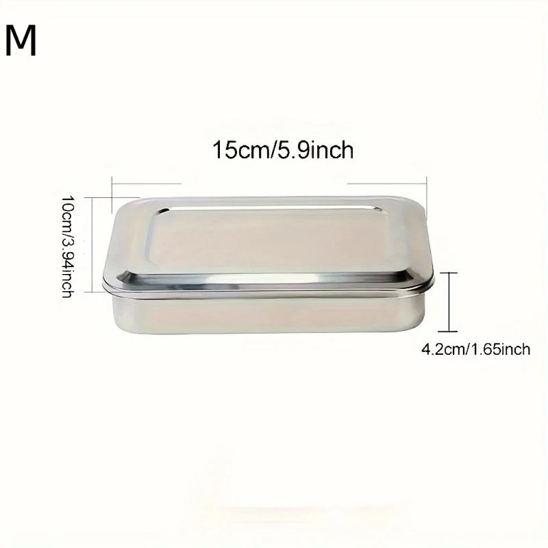 Dental Tray Surgical Nursing Lid Medical Equipment Steriliser Container For Dentist Storage Box Stainless Steel Instrument