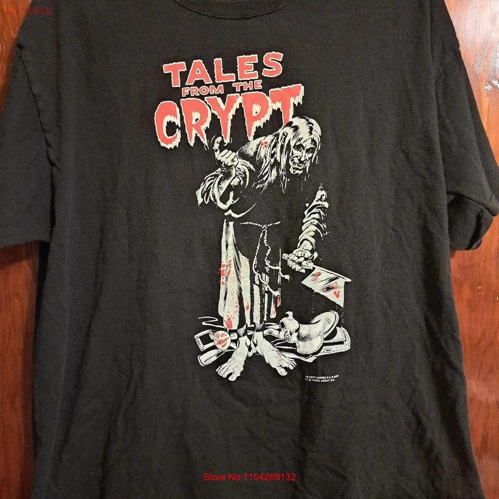 Tales From The Crypt Movie Basic Black T Shirt Wa2724 Vintage Unisex Graphic Casual Top For Everyday Wear Soft Stylish