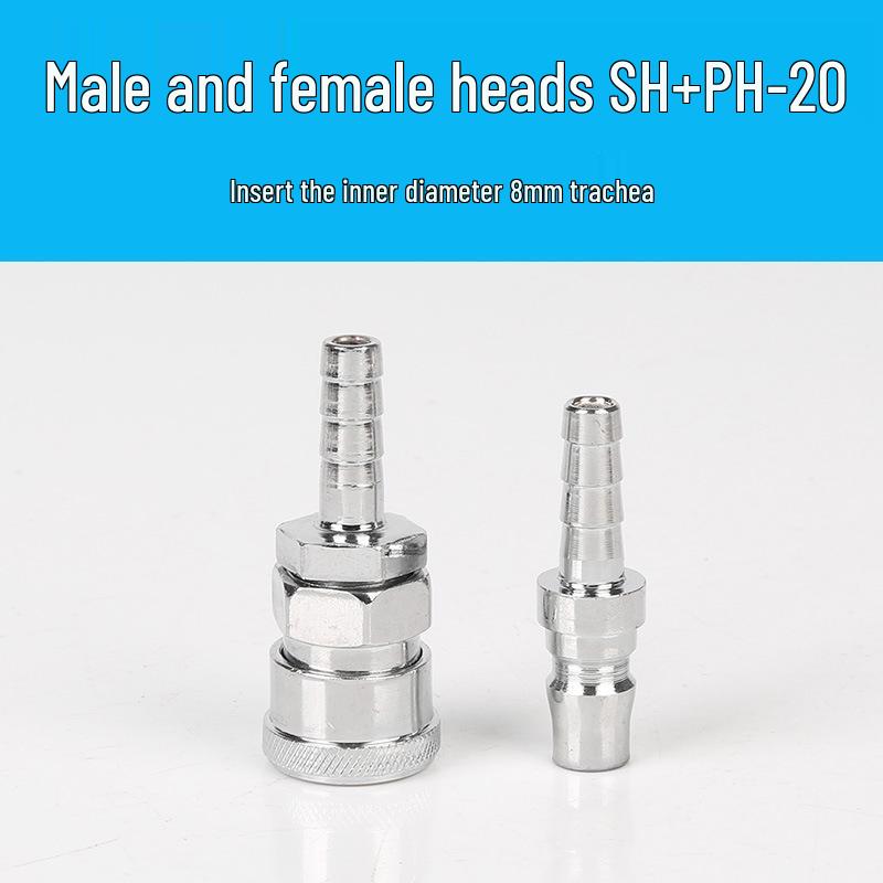 Pneumatic C-Type Quick Connector for Air Hose and Compressor Accessories
