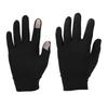 BOODUN Lycra Winter Cycling Full Finger Gloves Touch Screen Warm Windproof(Black)