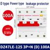Delixi 380V 3P+N Circuit Breaker with Earth Leakage Protection