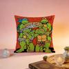Fashion TTeenage Mutant Ninja Turtlesed Cushion Cover Premium SkinFriendly Pillow Case MultiPurpose for Home Office Travel