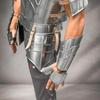 Medieval Half Body Armor Suit 18 Gauge Steel Knight Costume LARP Cosplay Chest Plate Pauldrons Renaissance Festival Warrior Gear
