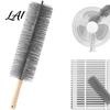 Multi-use Dust Collector Fan Cleaning Brush Reusable Collector Non-Detachable Bendable Design Removal Tool Multifunctional Brush for Blinds Cobwebs