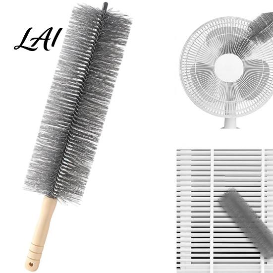 Multi-use Dust Collector Fan Cleaning Brush Reusable Collector Non-Detachable Bendable Design Removal Tool Multifunctional Brush for Blinds Cobwebs