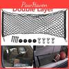 Trunk Car Universal Auto Cargo Storage Organizer Net Bag Mesh Luggage Holder