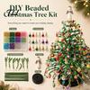 Bastelsets mit Perlen für Erwachsene DIY Perlen-Weihnachtsbaum-Set, Handgefertigt mit LED-Lichtern, Pädagogische Mitmach-Aktivität Feiertags-Bastelprojekt,