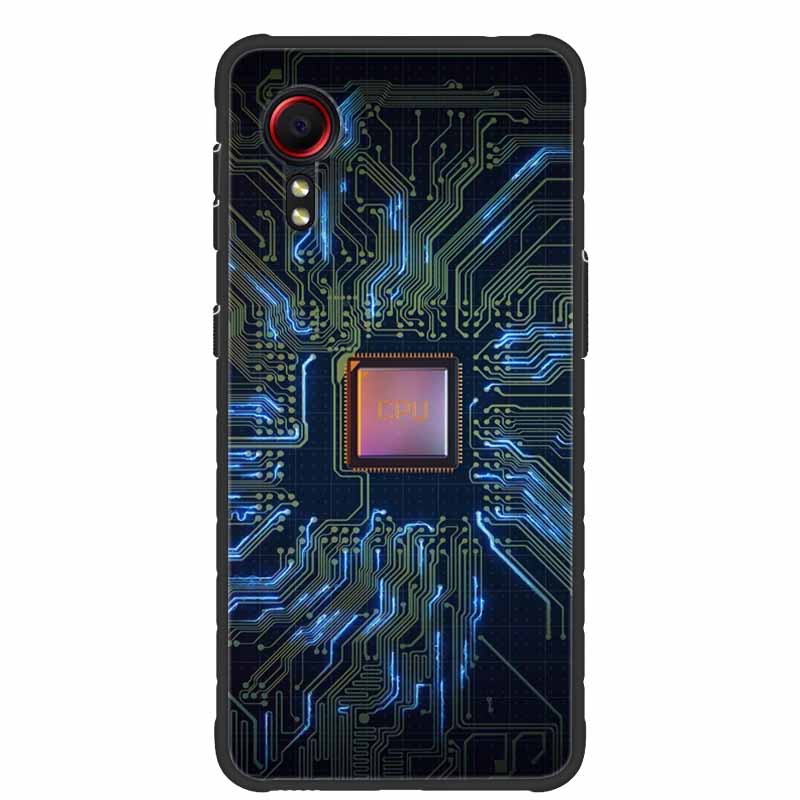 Per Samsung Galaxy Xcover7 5G Cover Carina Adorabile Custodia Posteriore in Silicone per Telefono Per Samsung Xcover 7 Protettiva Antiurto Morbide Custodie