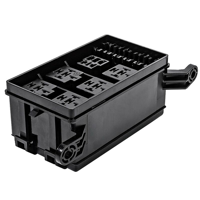 Cutie Relee Auto cu 12 Sloturi 6 Atc/Ato 6 Relee Standard Lame Siguranțe Suport Bloc