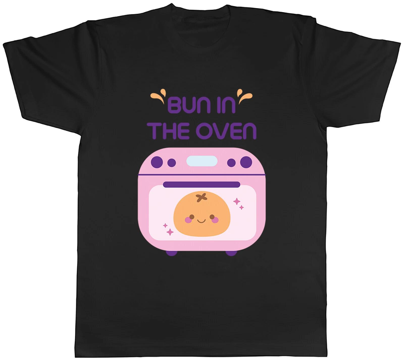 Funny Pregnancy Mens T-Shirt Bun in the Oven Expecting Pregnant Tee Gift XXXXL