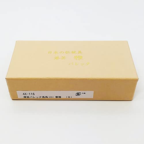 Maeju Lacquerware Lacquerware Barrette Long Rectangular (Small) Kaga (B) 4X-116