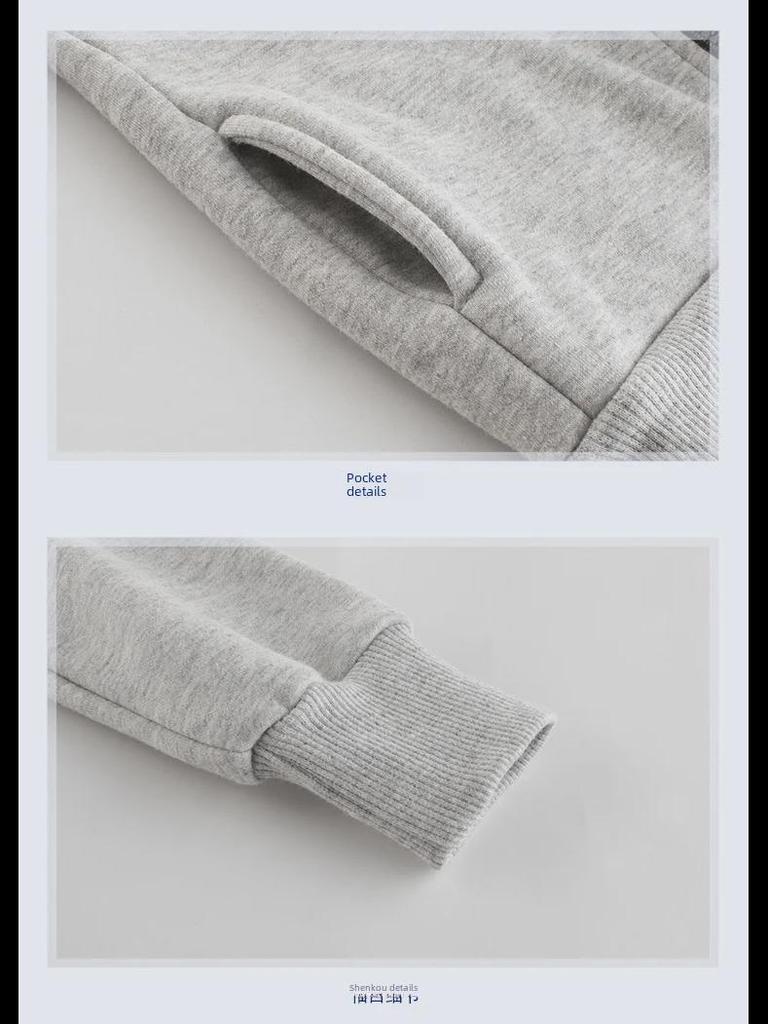 27kids 2024 Herbst/Winter Koreanischer Kinderfleecejacke Pullover - Reißverschluss, Trendige Babykleidung