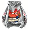 2026 Car Fun Printed McQueen Kids Boys Girls Hooded Sweatshirt Fall Winter Casual Warm Student Hoodie