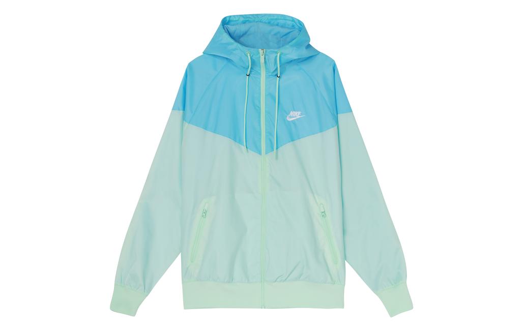 Nike Men Windrunner Full-Zip Drawstring Hoodie Blue DA0002-379