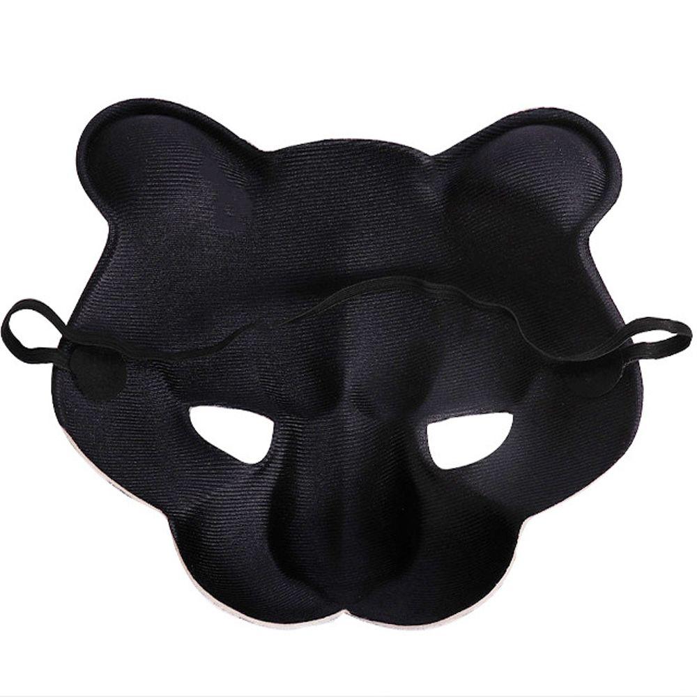 Leopard Tiger Pattern For Dance Masquerade Halloween Decoration Mask Leopard Mask Cosplay Props