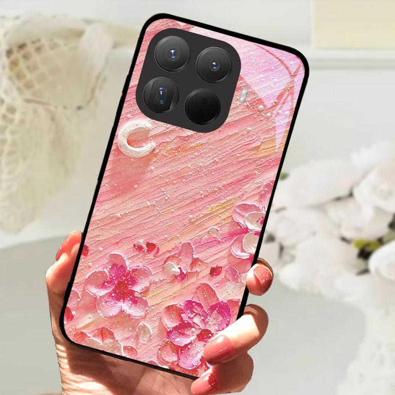 Pro Xiaomi 15T Pro Pouzdro Módní Tvrzené Sklo Zadní Kryt Telefonu Pro Xiaomi 15TPro 15 T Xiaomi15T Ochranný Kryt Fundas Coque