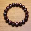 Creative lobular red sandalwood wrong silver Duofu men's and women's bracelets, national tide wind wood silver inlaid blessing bracelet jewelry