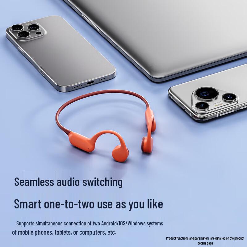 Newmine G10 Bone Conduction Wireless Headphones with AI Assistant