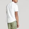 Polo Ralph Lauren FW22 Solid Color Logo Embroidered Single-Breasted Short Sleeve Shirt Men Shirts White MNPOWOV1N820049-100