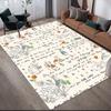 Peter Rabbit Flannel Printed Carpet, Home Sofa Decoration for Living Room & Bedroom, Non‑Slip Play Flannel Floor Mat for Game Room
