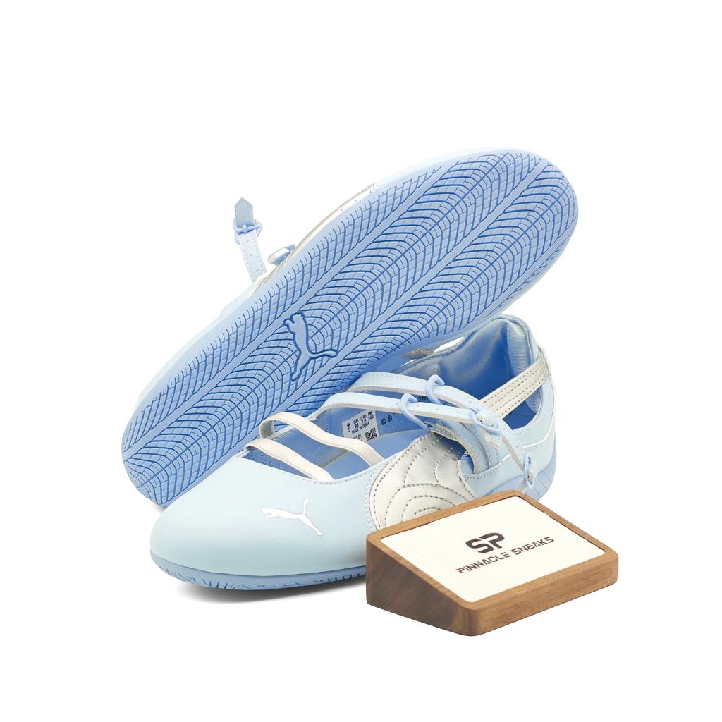 Puma × THE POWERPUFF GIRLS Scarpe Mary Jane da Balletto da Donna Blu Argento 408103-01