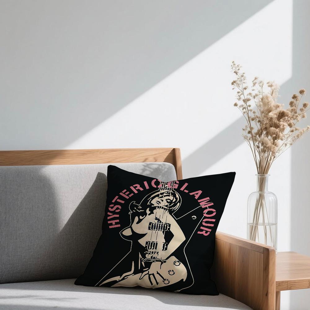 Módní H-Hysteric G-Glamour povlak na polštář Pro pohovku, auto, kancelář, kavárnu Měkký a pohodlný Oboustranný potisk Povlak na polštář