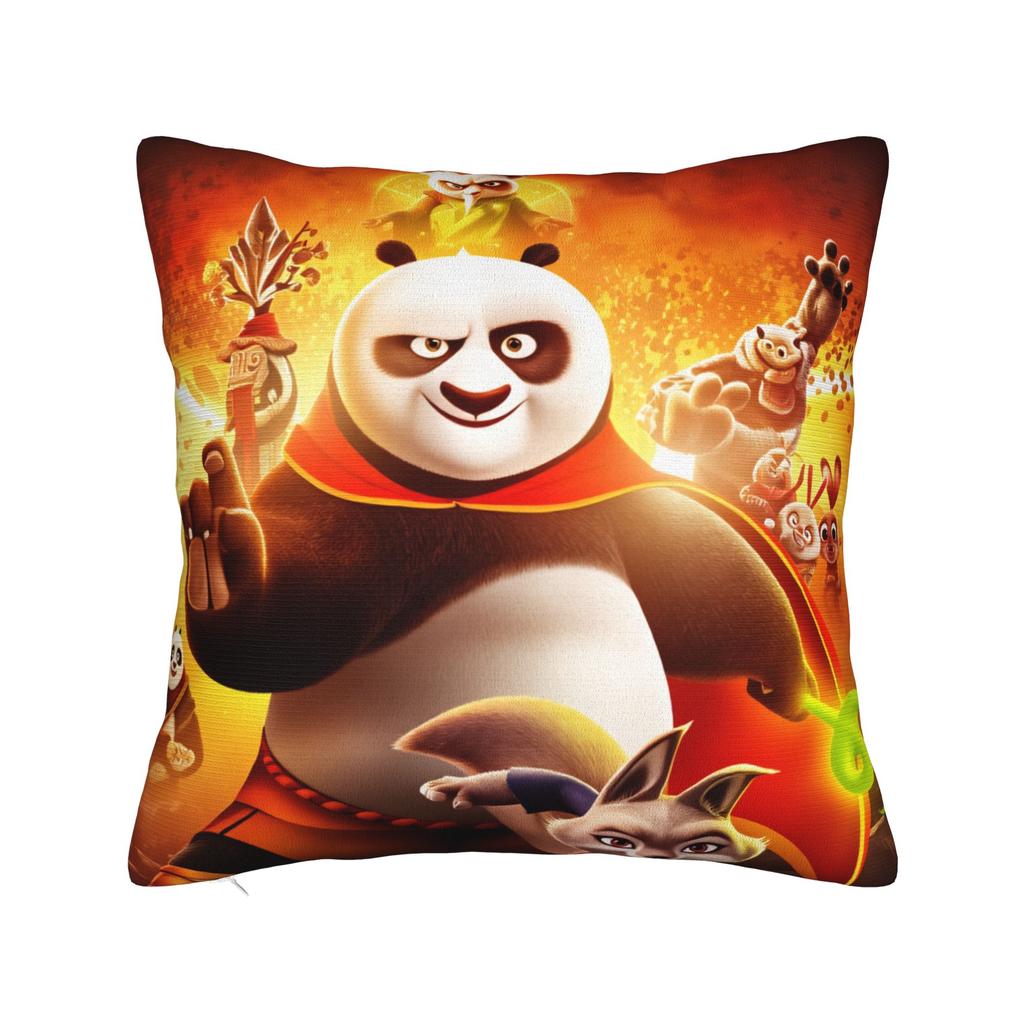 Pillow Cover K Ung F-Fu Panda Funny Pillow Case For Chair Sofa Home Decor Pillowcases