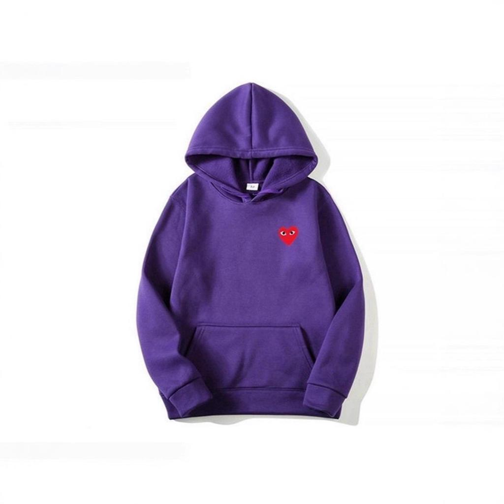 New love trendy brand couple sweater versatile men's and women's autumn and winter velvet jacket men's hooded love even large size sweater