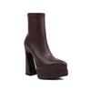 Short boots women's European, American autumn and winter new pointed thick heel platform fashion boots waterproof high heel Martin boots
